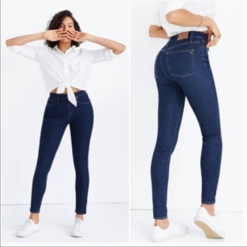 NWOT MADEWELL 10" High-Rise Skinny Jeans Size 24